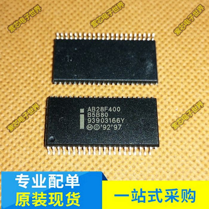 AB28F400B5B80全新TE28F400B5B80贴片TSOP44脚 进口内存IC芯片