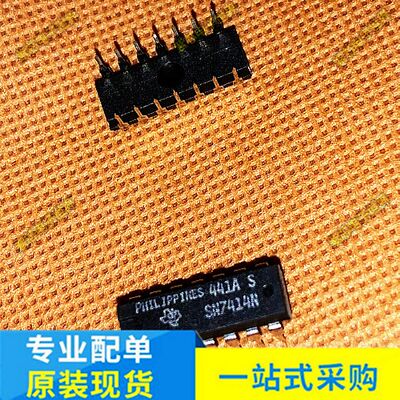 HD7414P SN7414N 全新原装现货 DIP14 现货 施密特触发器正品