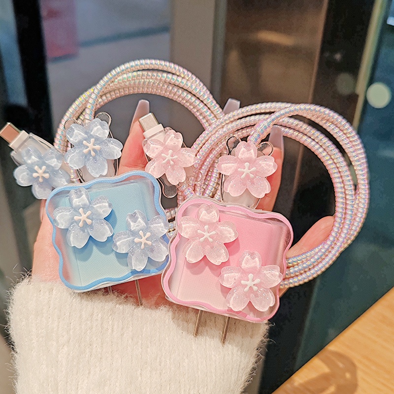 数据线保护套20w适用苹果16手机快充iphone14promax13壳充电器15