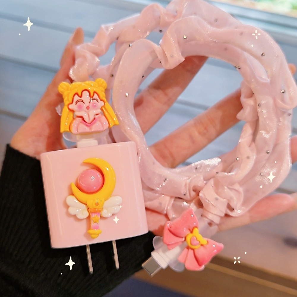 数据线保护套40w/20w适用苹果15手机快充iphone16promax13壳17/14