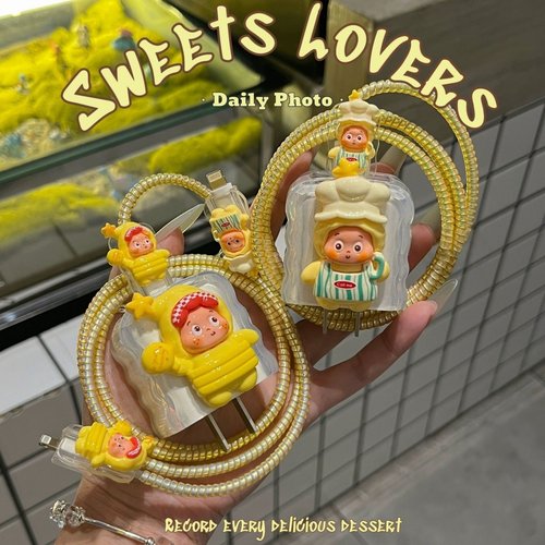 数据线保护套20w适用苹果15手机快充iphone16promax13壳充电器14