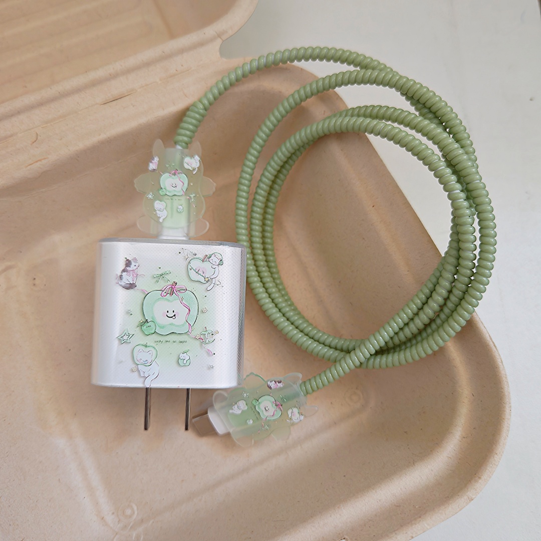 数据线保护套20w适用苹果15手机快充iphone16promax13壳充电器14