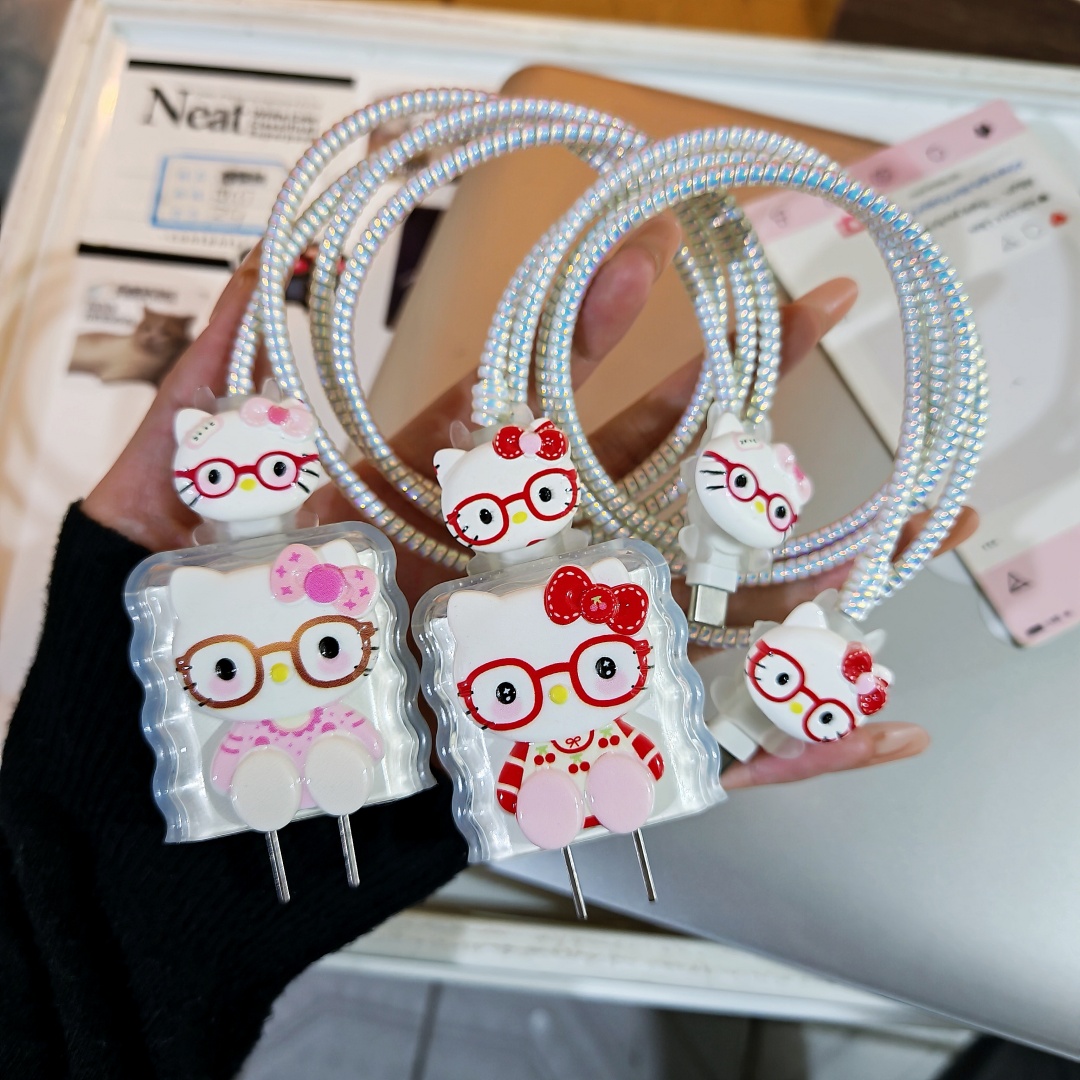 数据线保护套20w适用苹果15手机快充iphone16promax13壳充电器14