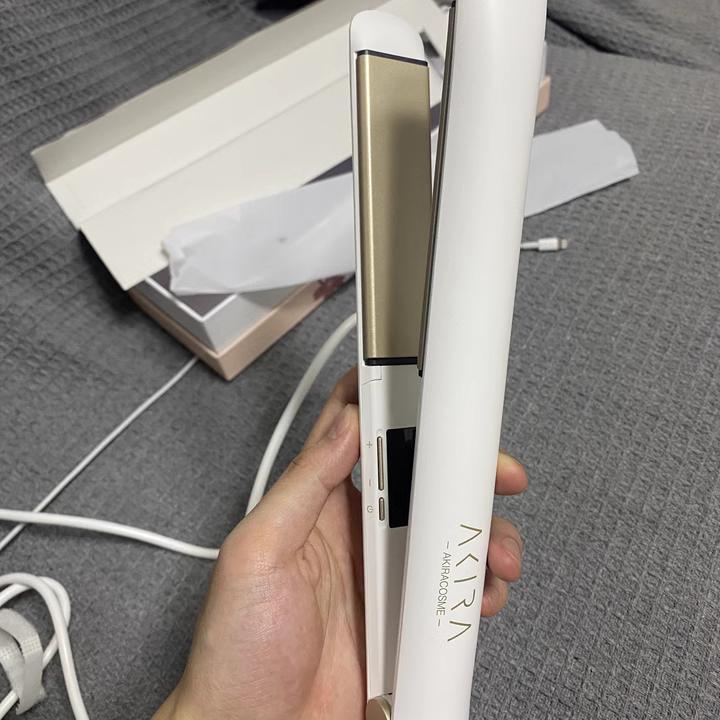 日本Akiracosme夹板负离子直卷两用拉直空气刘海负离子不伤发直发