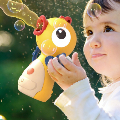 泡泡机儿童手持吹泡泡水枪全自电动不漏液少女男孩宝宝小黄鸭玩具