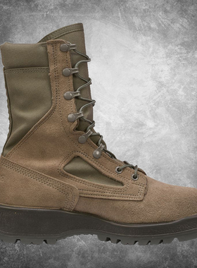 Belleville百利威600st战术作战靴男透气高帮陆战靴钢头美产