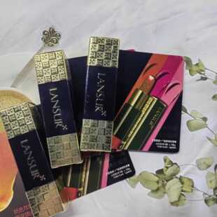 LANSUR/兰瑟真丝派丝柔锁色唇膏口红 姨妈红西瓜红不沾杯保湿小样