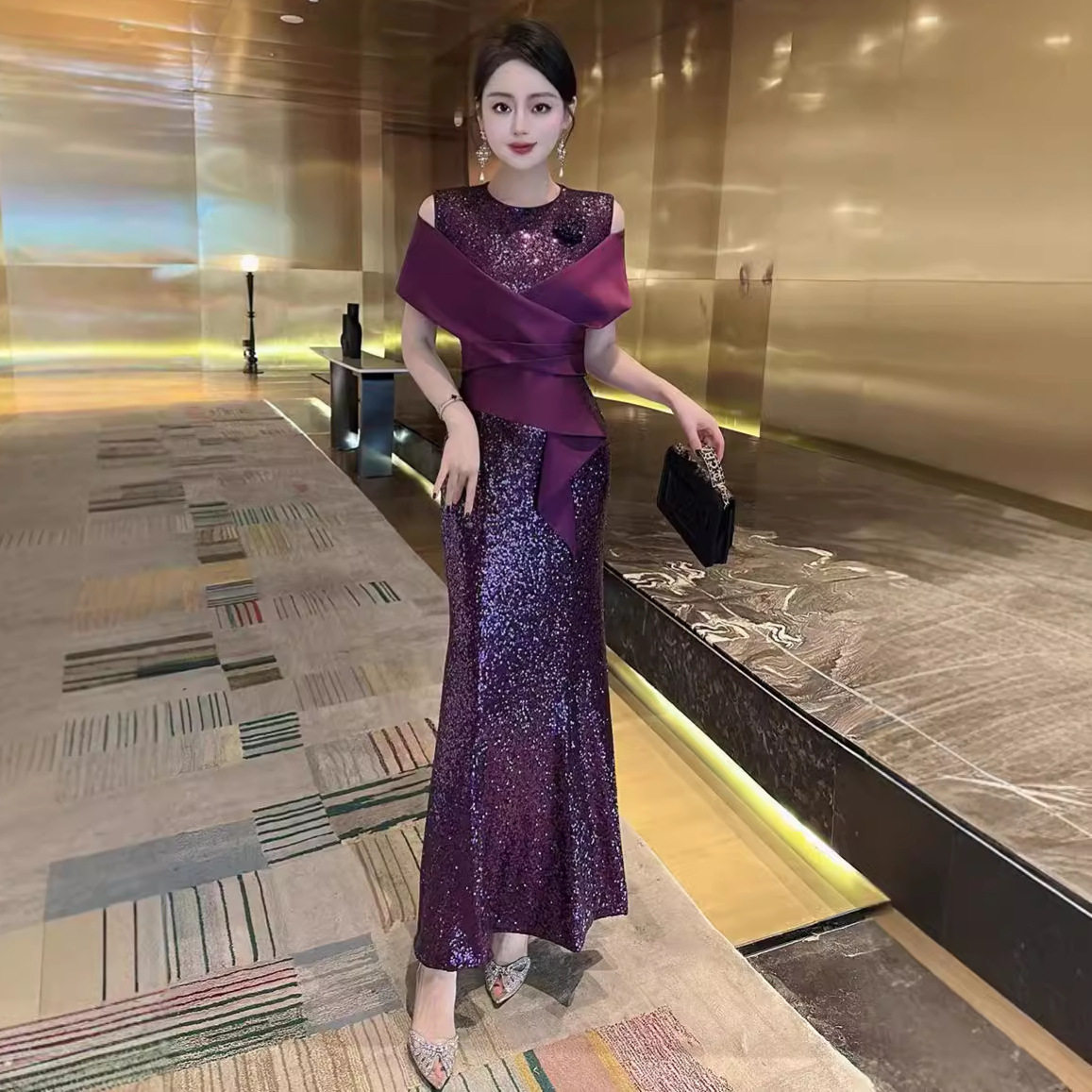 2026新款奢华修身鱼尾婚礼礼服