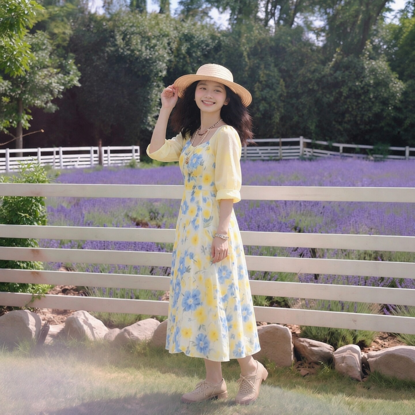 夏季度假雪纺显瘦两件套连衣裙图片