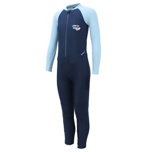 连体游泳衣轻薄透气快干面料 款 儿童泳装 2024户外水上乐园防晒长袖