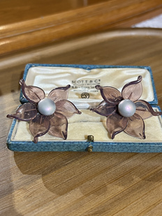 法产Gripoix琉璃工坊打标耳夹 质感很好 英国现货