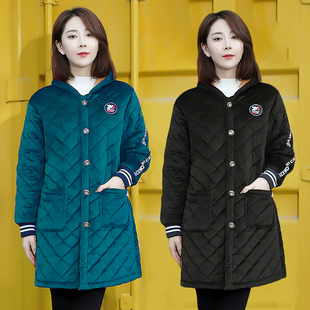 冬季棉服丝绵大人罩衣女装加绒加厚成人防水防油工作服男女款棉袄