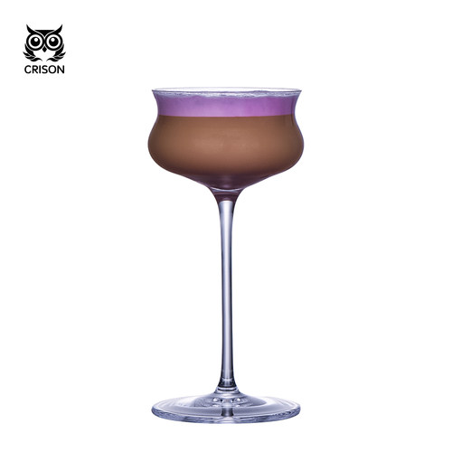 CRISON水晶玻璃日式高脚马天尼杯