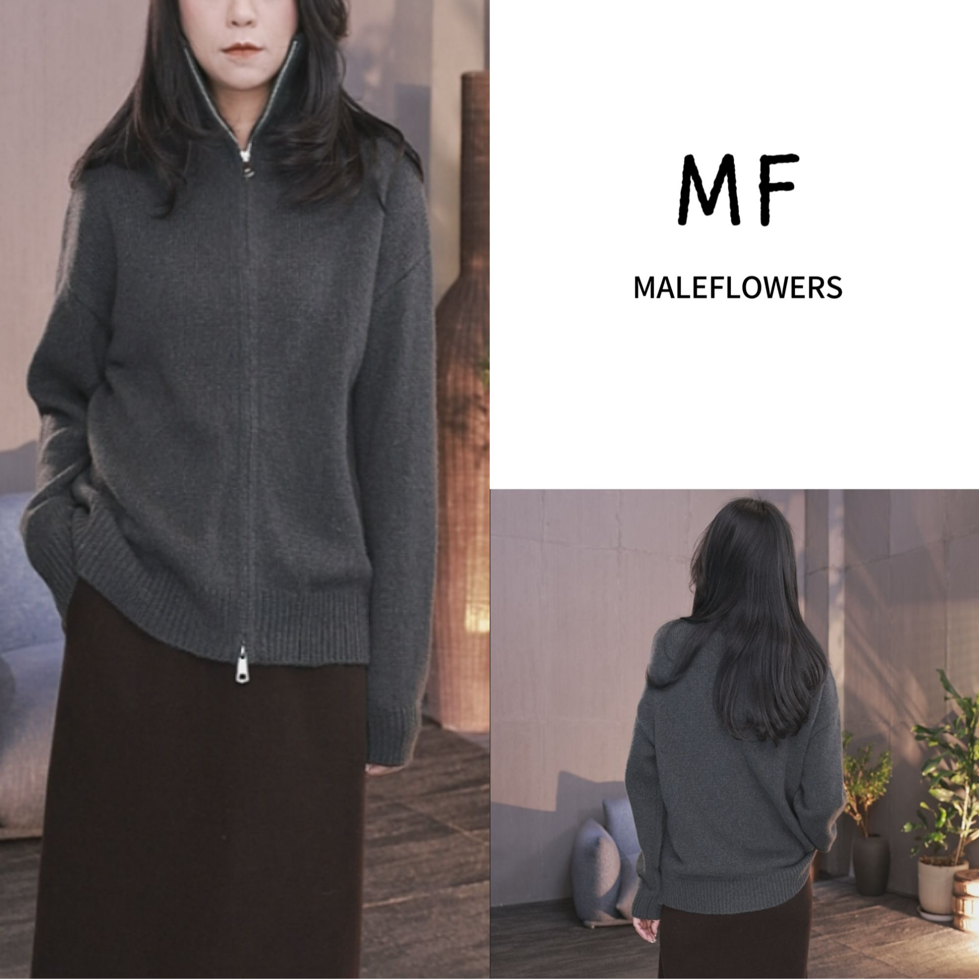 MALEFLOWERS/马伦威斯羊毛开衫