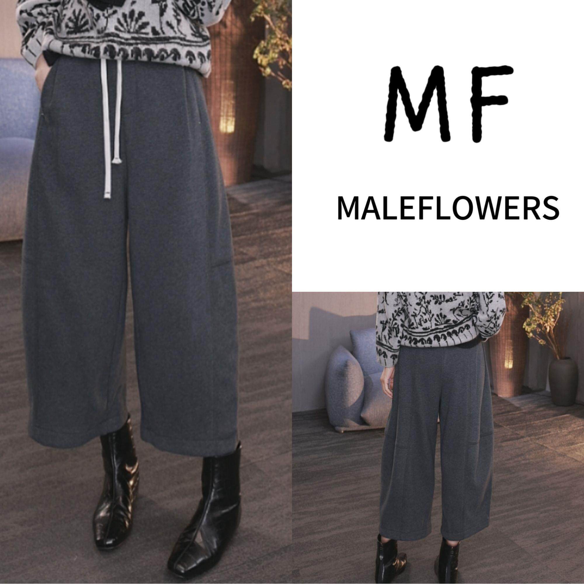 高腰休闲阔腿裤其他/other