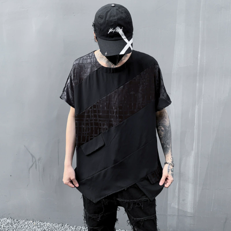 夏季男士山本风格短袖圆领T恤