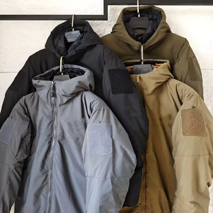 军飞禽棉服男leaf冬新款 连帽保暖户外防水运动棉衣外套超轻量棉服