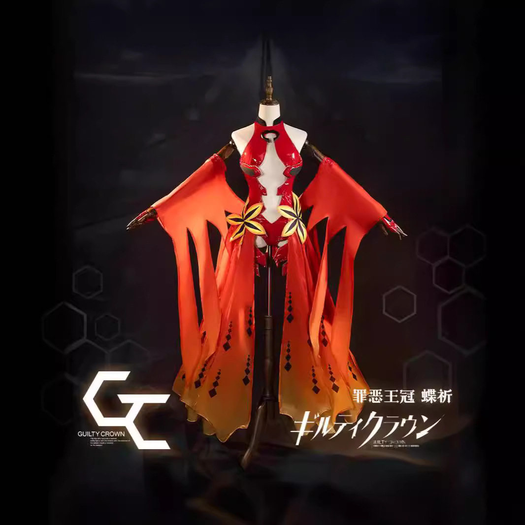 楪祈金鱼装罪恶冠egoist红色战斗服cosplay服装
