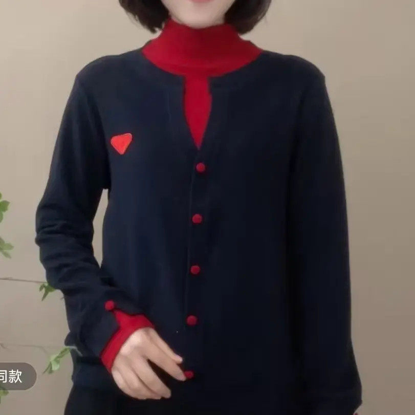 冬季新款假两件保暖长袖显瘦气质打底衫休闲女士小衫时尚上衣