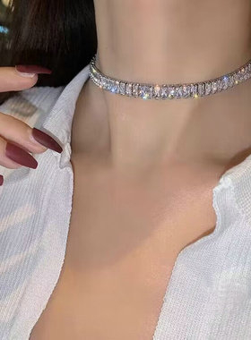 短款颈链满钻欧美性感项链女