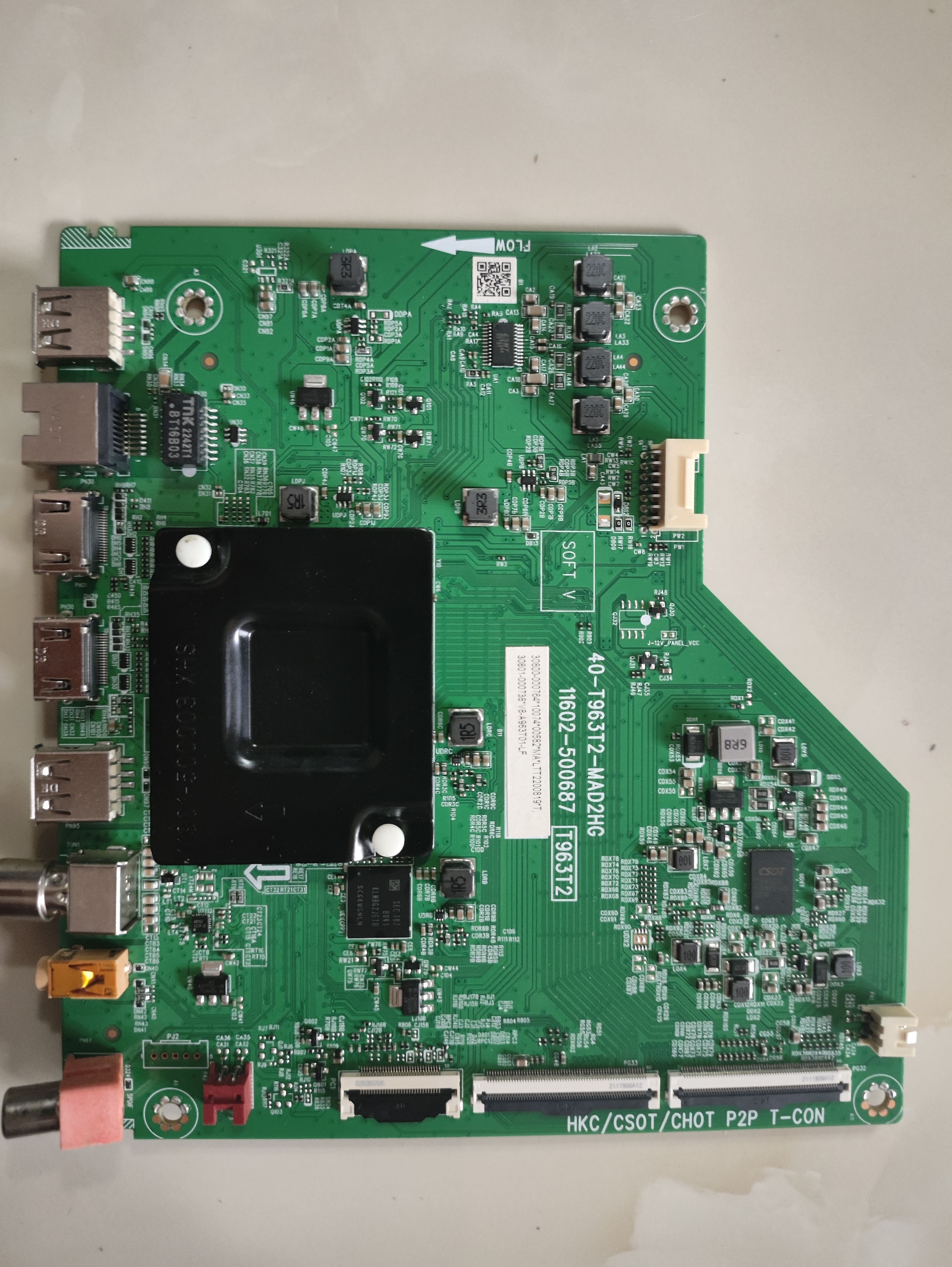 维修55V69E 55S11 40-T963T2-MAD2HG T963T2  A963T01 emmc备份