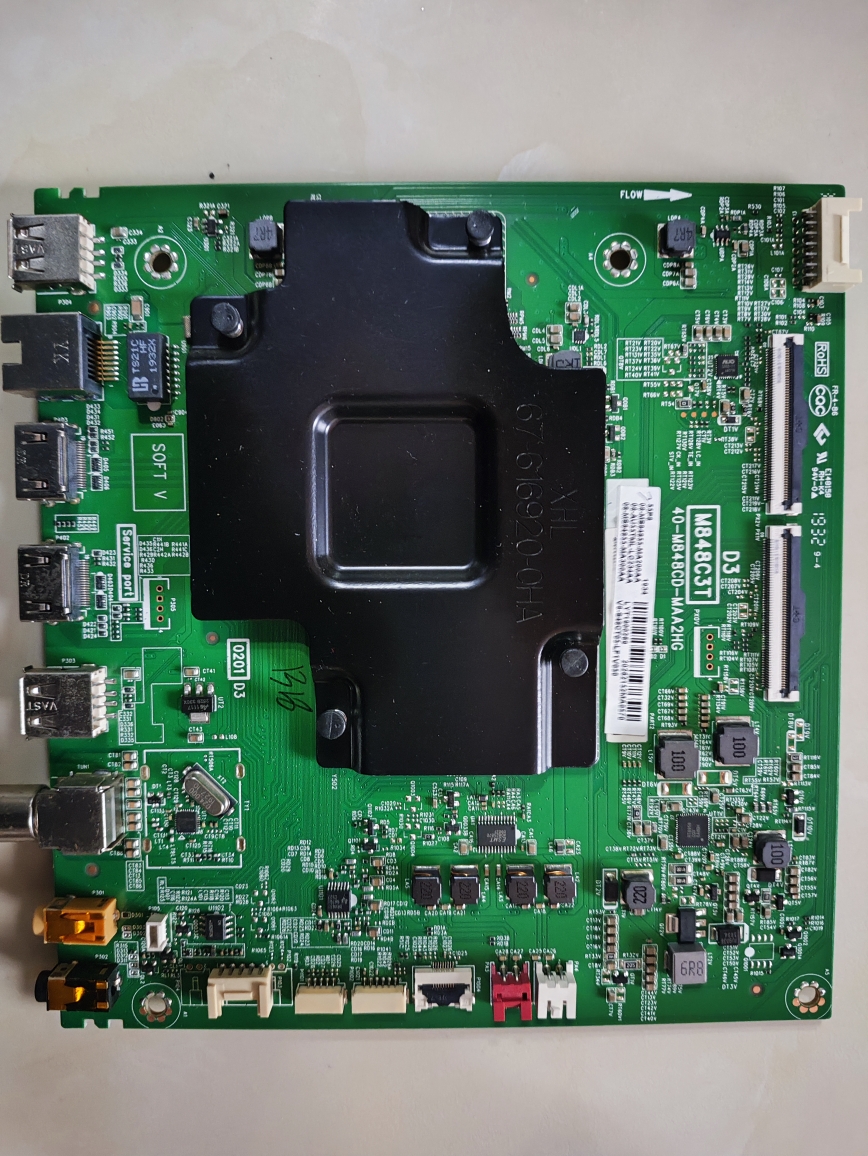 维修50P8 55P8 55T6 M848C3T 40-M848CD-MAA2HG emmc备份S48CT05