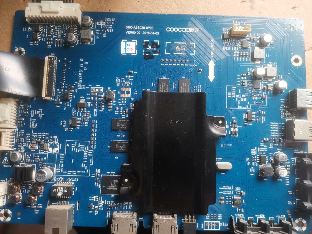 维修创维酷开U50 U55C 55U2 5800-A5S020-0P00 EMMC软件备份4G5.0