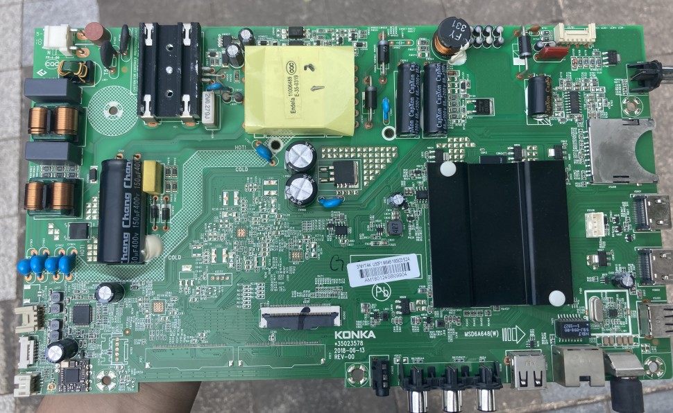 维修康佳U50F1 AK50主板35023578 MSD6A648 374YT 4G5.0 EMMC备份