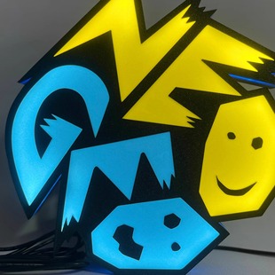 SNK neogeo标志logo创意桌面壁挂氛围灯游戏周边led气氛灯