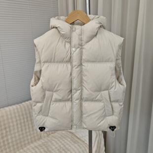 新款韩系儿童羽绒马甲90白鸭绒女童男童中大童加厚坎肩外穿洋气潮