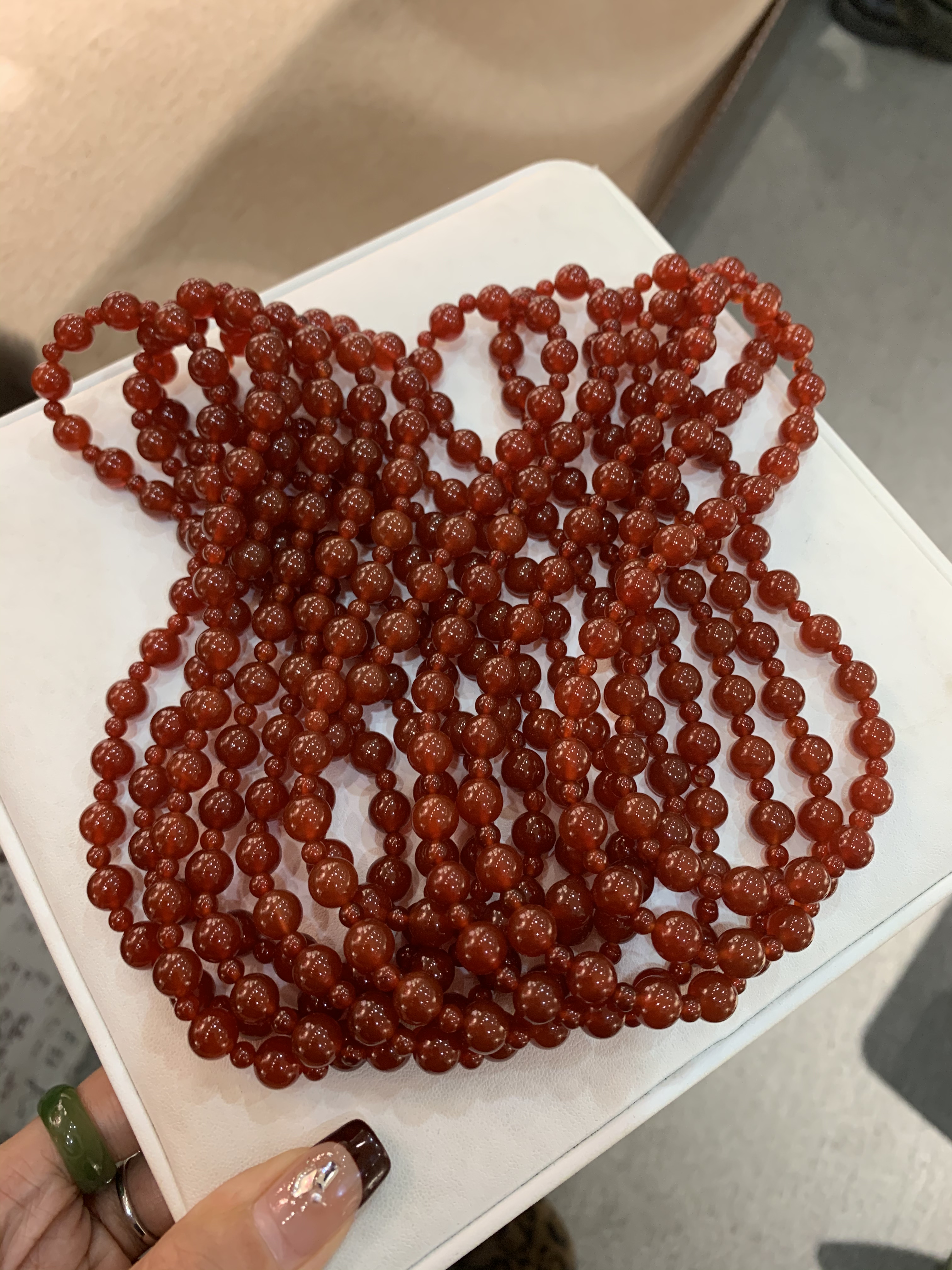 赵露露思同款南红玛瑙手串手饰/手串