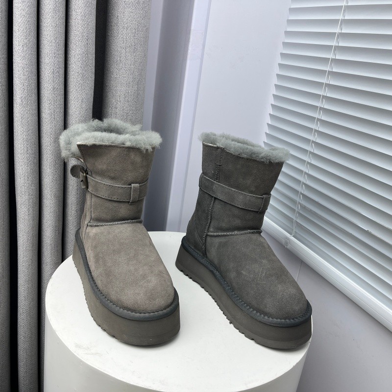 2025新款撤柜断码处理冬季真皮厚底户外白领复古羊毛保暖雪地靴女,女鞋,时尚雪地靴,淘宝优惠券,粉丝福利购,淘宝优惠卷