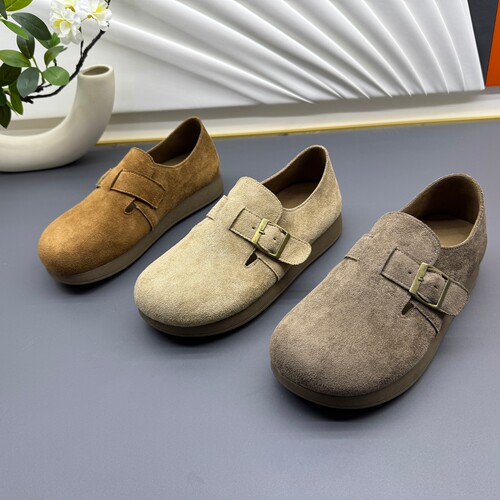 3厘米巨软高弹底勃肯鞋女2025秋季新款百搭一脚蹬懒人鞋单鞋女鞋