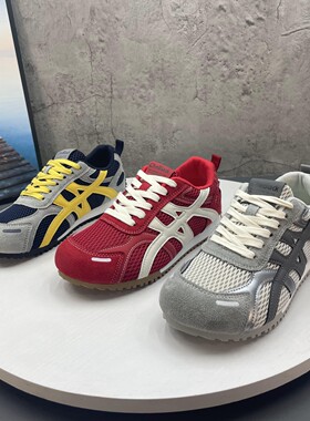 网面透气德训鞋女2025秋季新款韩版网面阿甘鞋跑步运动休闲鞋女鞋