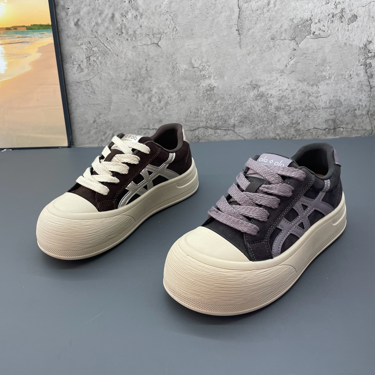 减龄百搭面包小白鞋冬板鞋女鞋潮