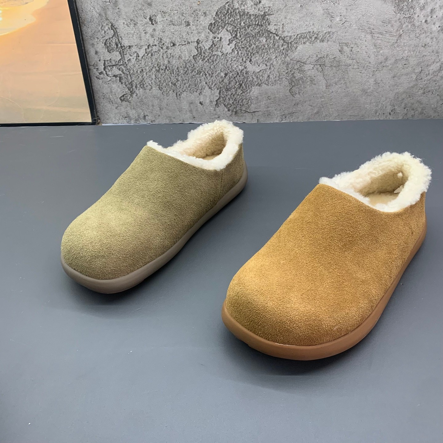 2025撤柜断码冬季新款女鞋圆头套脚平底牛反绒复古羊毛保暖女棉鞋,女鞋,勃肯鞋/软木鞋,淘宝优惠券,粉丝福利购,淘宝优惠卷