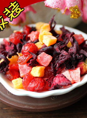 育贻六六顺散装系列------樱桃花果茶 50g（五十克）装 货号04119