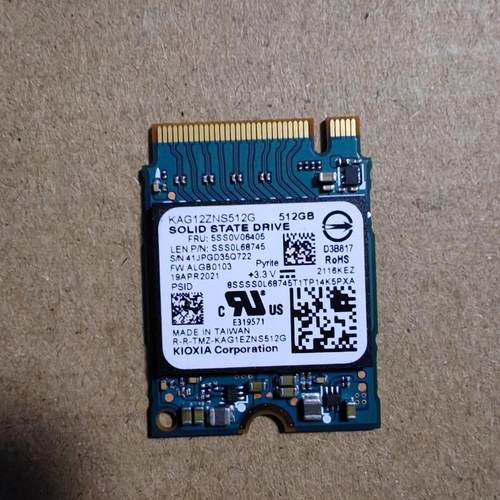kioxia东芝/铠侠KG12 512G 2230 M.2 nvme笔记本电脑固态硬盘SSD