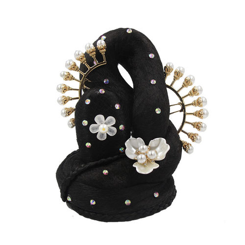 新款古典舞蹈古典舞头饰剧目天宫掠影头饰艺考演出古装发髻