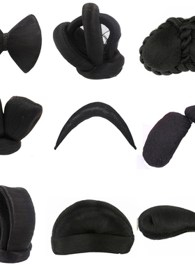 古装明制发髻套装仙女造型假发发碗发包演出汉服coss百搭假发包