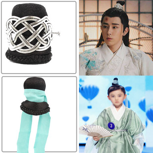 汉服百搭头饰古风公子将军书童发髻发冠古装男子搭配发饰书生发包