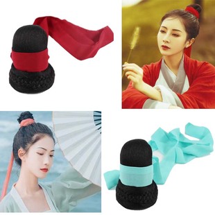 影楼古装假发儿童发髻古风公子侠女丸子头古装书生扶摇同款发包