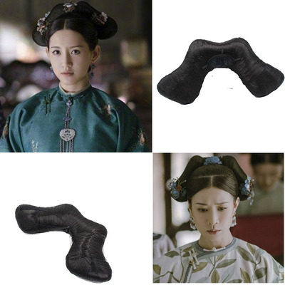 延禧攻略旗头魏璎珞吴谨言同款假发清朝皇后福晋格格旗头发包