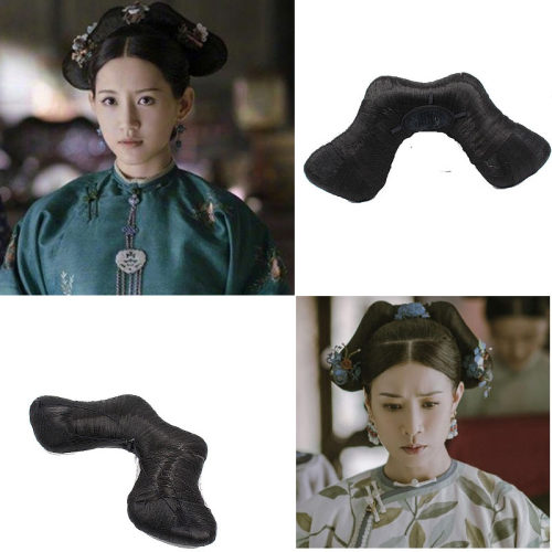 延禧攻略旗头魏璎珞吴谨言同款假发清朝皇后福晋格格旗头发包