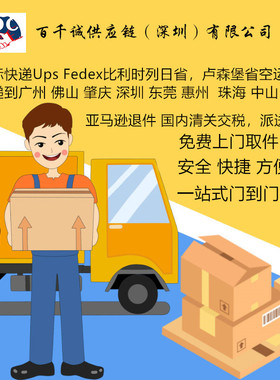 FedEx国际快递比利时到中国香港澳门进口清关国际空运海运快递