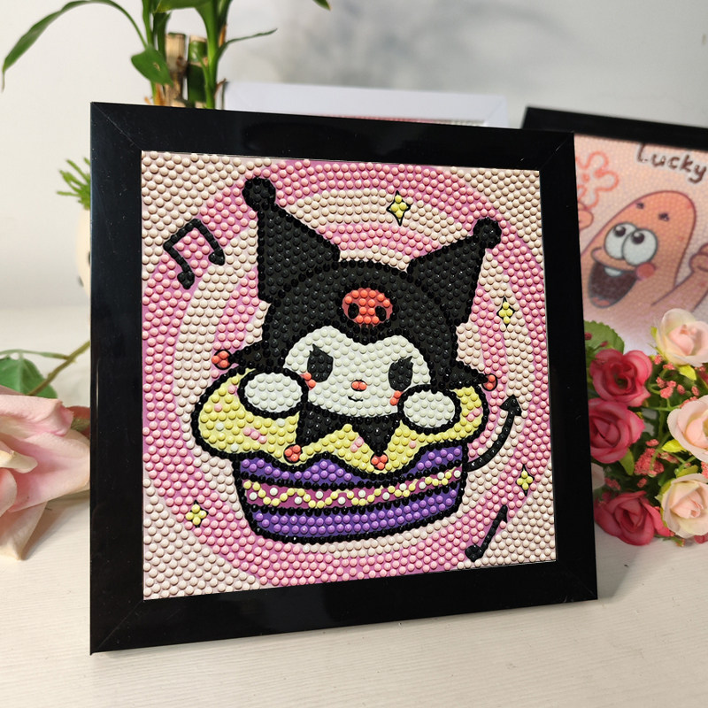 库洛米钻石画三丽鸥儿童粘贴画