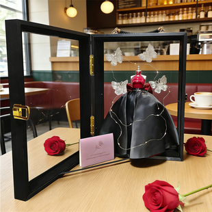 小婚纱礼物模型生日礼盒情人节礼物结婚摆件送女朋友闺蜜老婆求婚