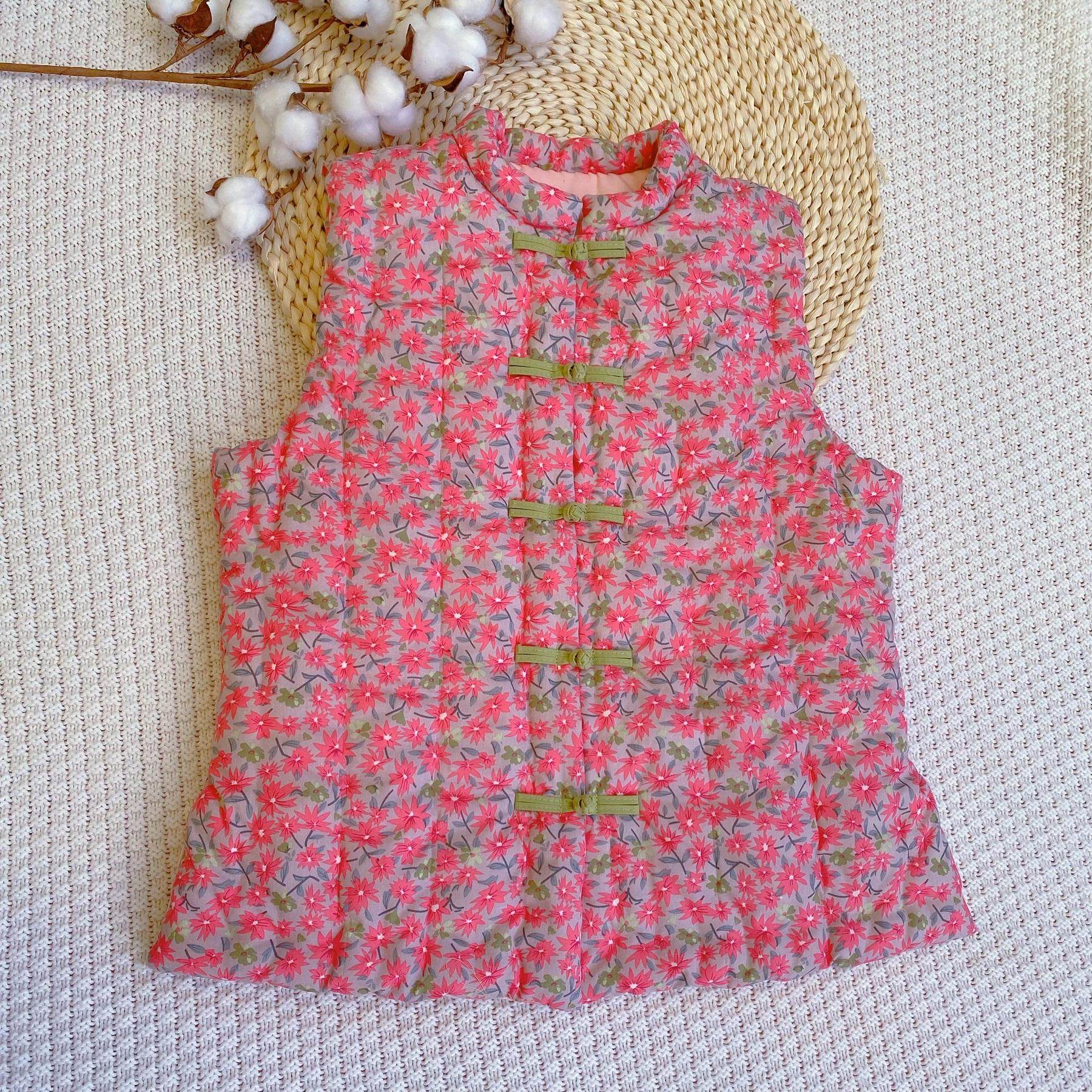 2025秋冬新款纯手工棉花棉马夹复古女士马夹背心外套中式女装坎肩,女装/女士精品,马夹,淘宝优惠券,粉丝福利购,淘宝优惠卷