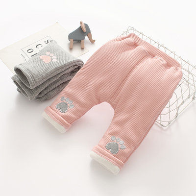 宝宝棉裤夹棉加厚婴幼儿冬季裤子