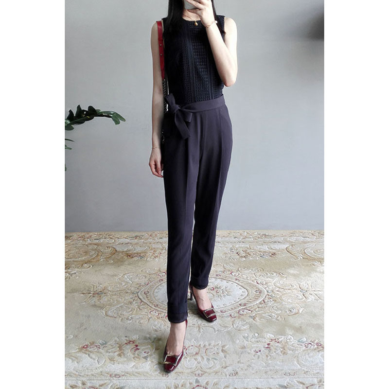 高端奢侈金領 太贊版型！顯高瘦顯苗條重工鈎花連身長褲在類目 女裝/女士精品, 褲子, 休閒褲中 - 來自Buy2taobao.com提供專業的淘寶代購服務